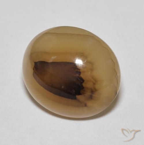 Agata Multicolore naturale da 9.19 ct, Ovale, Traslucido