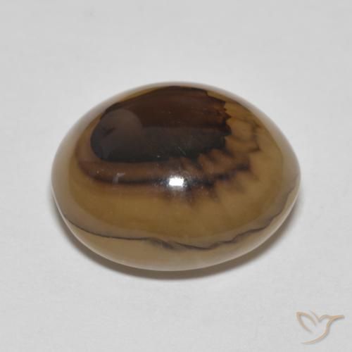 Agata Multicolore naturale da 9.70 ct, Ovale, Traslucido