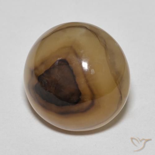 Agata Multicolore naturale da 12.23 ct, Ovale, Traslucido