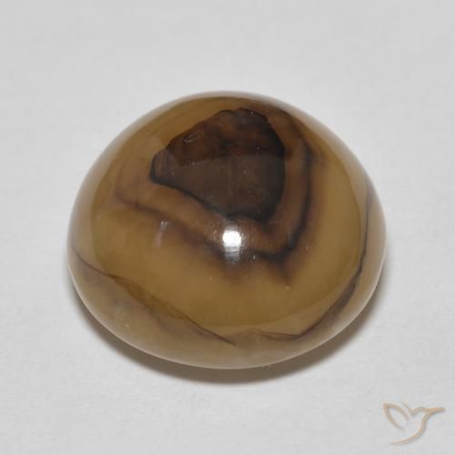 Agata Multicolore naturale da 12.23 ct, Ovale, Traslucido