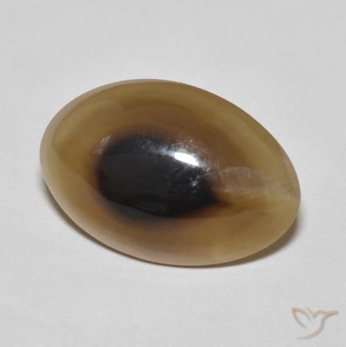 Agata Multicolore naturale da 11.43 ct, Ovale, Traslucido
