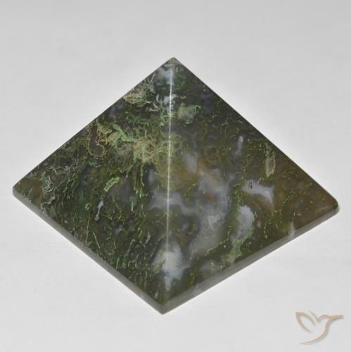 128.79ct Naturale Verde con Rosso Agata, Quadrato, Opaco, Photo A