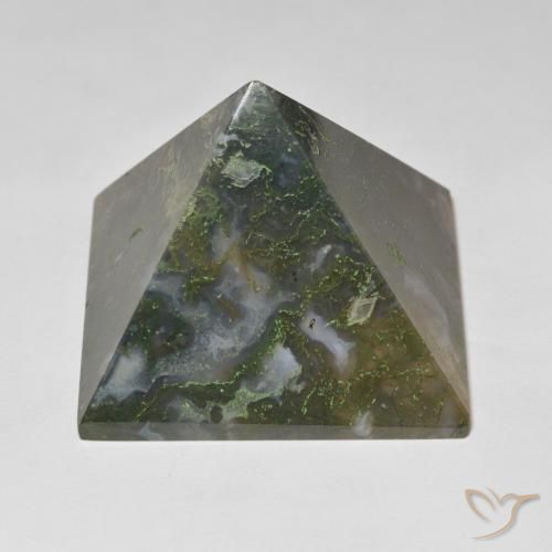 Agata Verde con Rosso naturale da 128.79 ct, Quadrato, Opaco