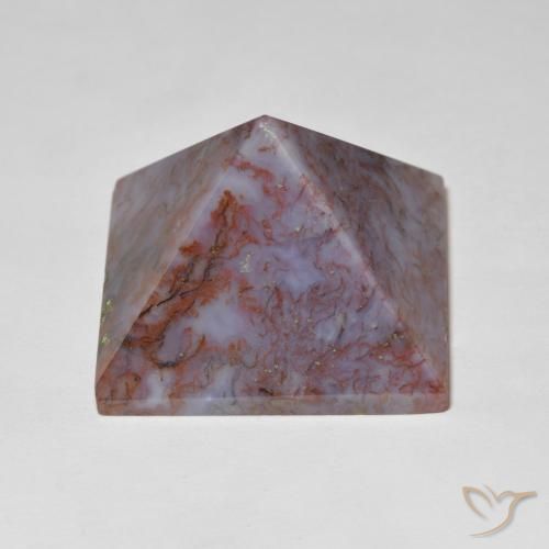 Agata Multicolore naturale da 83.49 ct, Quadrato, Opaco