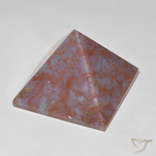 Agata Multicolore naturale da 85.13 ct, Quadrato, Opaco