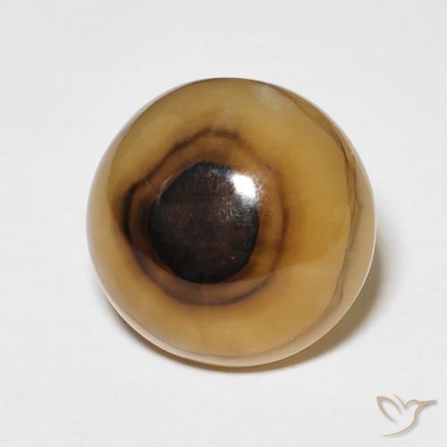 Agata Multicolore naturale da 10.40 ct, Rotondo, Traslucido