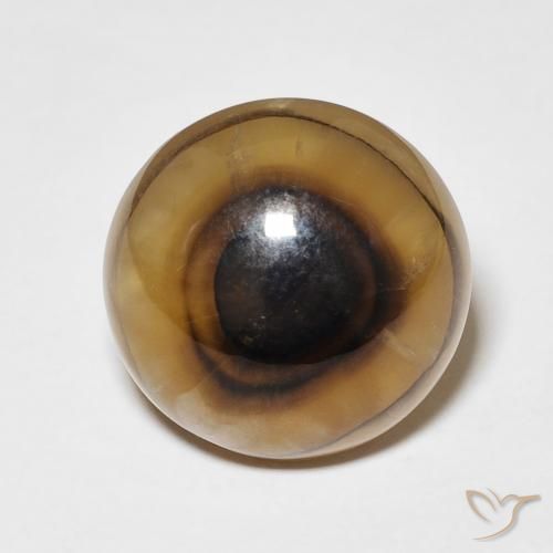 11.72ct Naturale Multicolore Agata, Rotondo, Traslucido