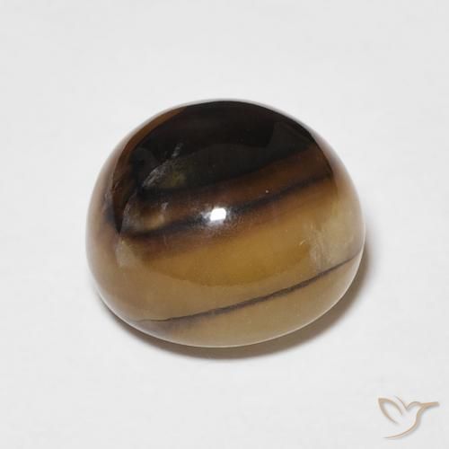 Agata Multicolore naturale da 6.25 ct, Rotondo, Traslucido