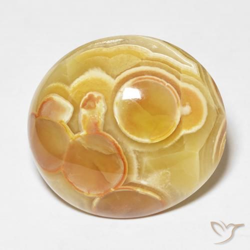 30.88ct Naturale Multicolore Agata, Ovale, Opaco