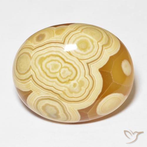 38.35ct Naturale Multicolore Agata, Ovale, Opaco