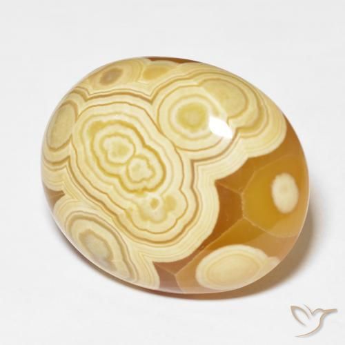 Agata Multicolore naturale da 38.35 ct, Ovale, Opaco