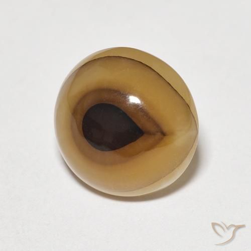 Agata Multicolore naturale da 5.07 ct, Rotondo, Traslucido