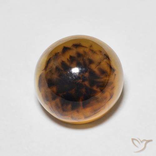 4.35ct Naturale Multicolore Agata, Rotondo, Traslucido