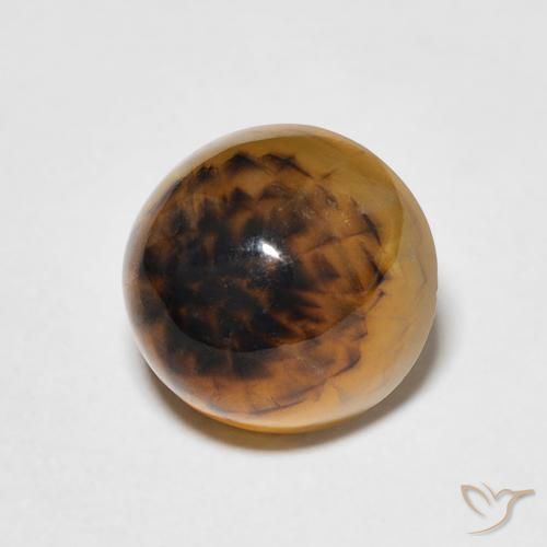 Agata Multicolore naturale da 4.35 ct, Rotondo, Traslucido