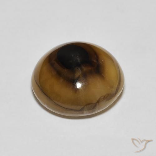 Agata Multicolore naturale da 7.04 ct, Rotondo, Traslucido
