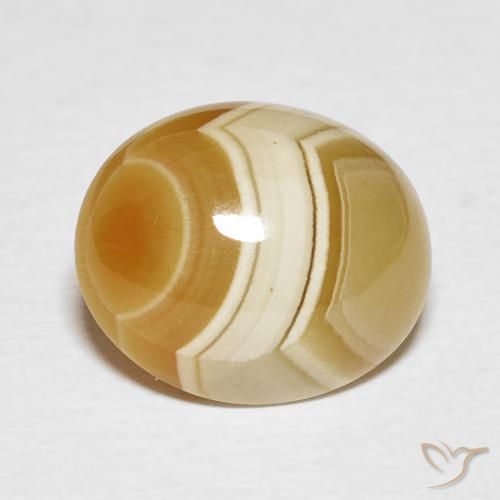 6.80ct Naturale Multicolore Agata, Ovale, Opaco