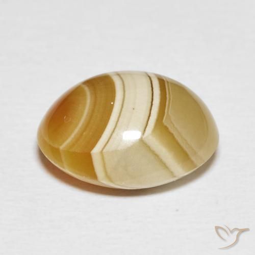 Agata Multicolore naturale da 6.80 ct, Ovale, Opaco