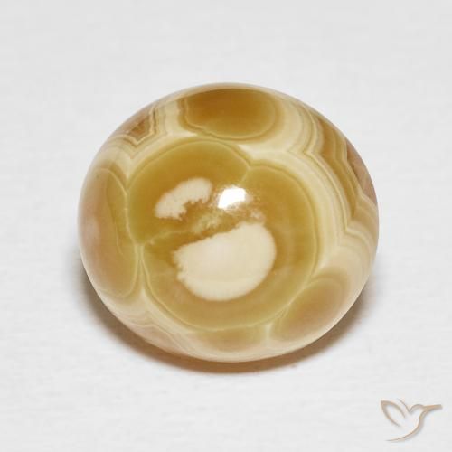 6.46ct Naturale Multicolore Agata, Ovale, Opaco