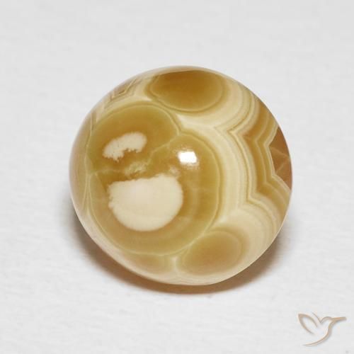 Agata Multicolore naturale da 6.46 ct, Ovale, Opaco
