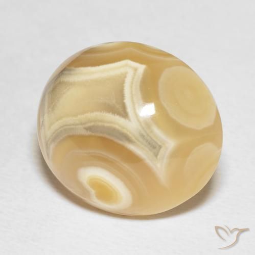 Agata Multicolore naturale da 19.20 ct, Ovale, Opaco