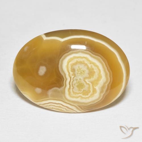 20.50ct Naturale Multicolore Agata, Ovale, Opaco