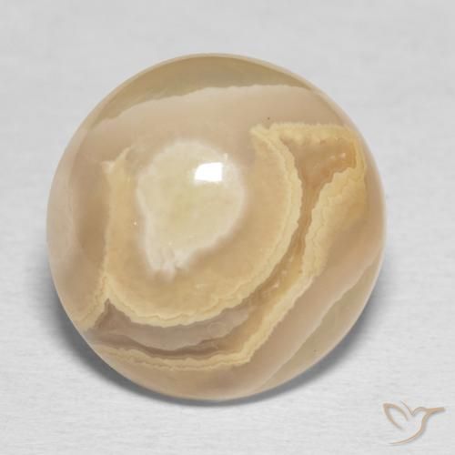 16.49ct Naturale Multicolore Agata, Rotondo, Opaco