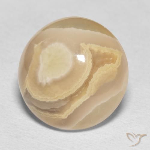 Agata Multicolore naturale da 16.49 ct, Rotondo, Opaco