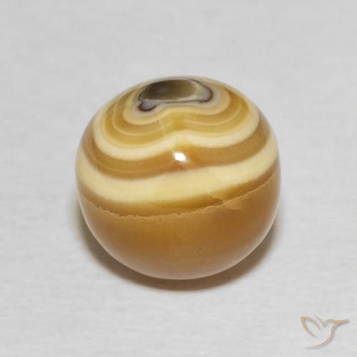 7.67ct Naturale Multicolore Agata, Sfera, Opaco