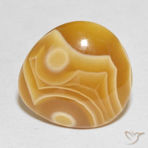 18.16ct Naturale Multicolore Agata, Forma a pera, Opaco