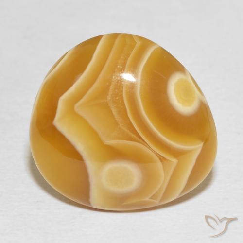 Agata Multicolore naturale da 18.16 ct, Forma a pera, Opaco