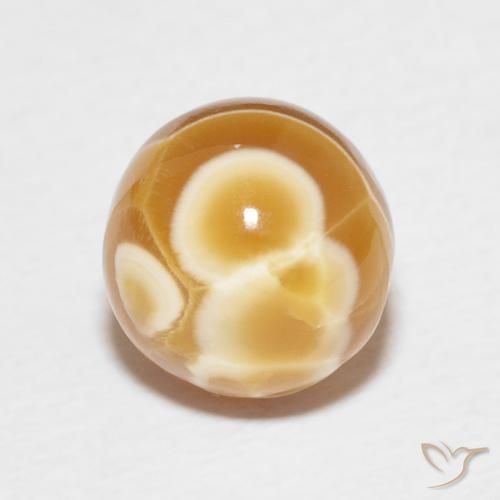 5.49ct Naturale Multicolore Agata, Sfera, Opaco