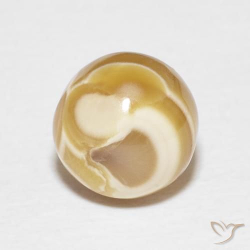 5.14ct Naturale Multicolore Agata, Sfera, Opaco