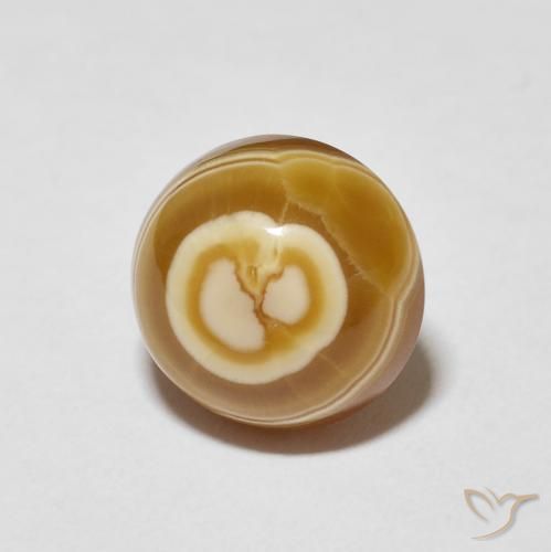 Agata Multicolore naturale da 8.27 ct, Rotondo, Opaco