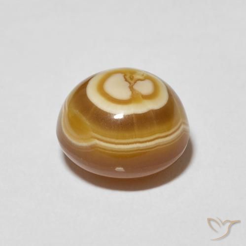 Agata Multicolore naturale da 8.27 ct, Rotondo, Opaco