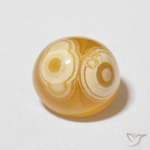 6.67ct Naturale Multicolore Agata, Ovale, Opaco
