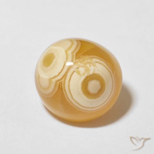 Agata Multicolore naturale da 6.67 ct, Ovale, Opaco