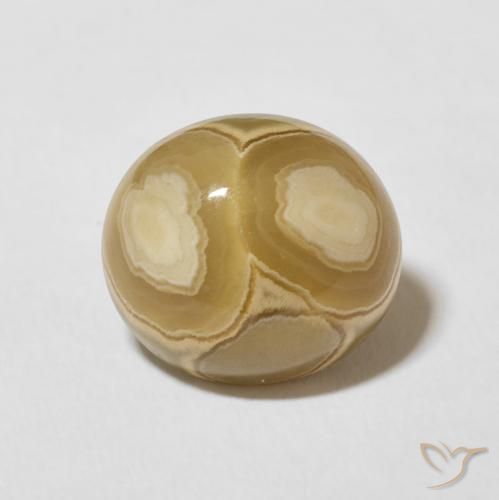 7.32ct Naturale Multicolore Agata, Ovale, Opaco