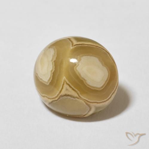 Agata Multicolore naturale da 7.32 ct, Ovale, Opaco