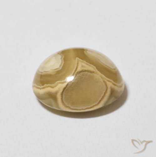 Agata Multicolore naturale da 7.32 ct, Ovale, Opaco