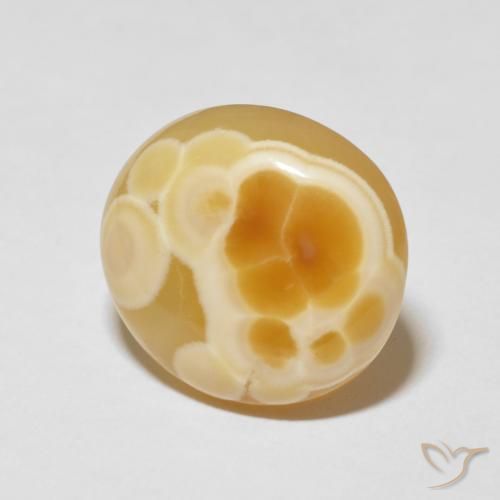 Agata Multicolore naturale da 14.33 ct, Ovale, Opaco