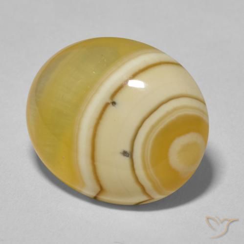 Agata Multicolore naturale da 12.25 ct, Ovale, Opaco