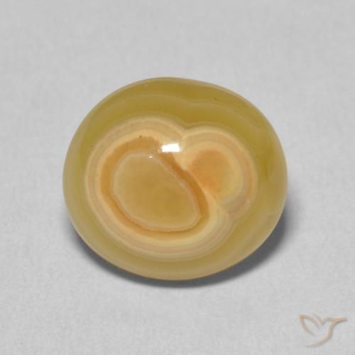 5.20ct Naturale Multicolore Agata, Ovale, Opaco
