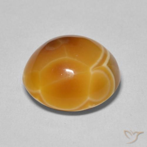 Agata Multicolore naturale da 11.03 ct, Ovale, Opaco