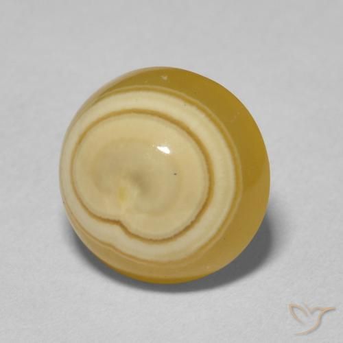 Agata Multicolore naturale da 5.35 ct, Rotondo, Opaco
