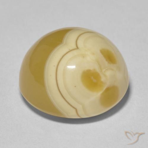 Agata Multicolore naturale da 17.70 ct, Ovale, Opaco
