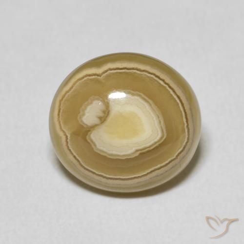 7.16ct Naturale Multicolore Agata, Ovale, Opaco
