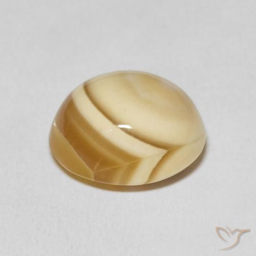 Agata Multicolore naturale da 10.01 ct, Ovale, Opaco