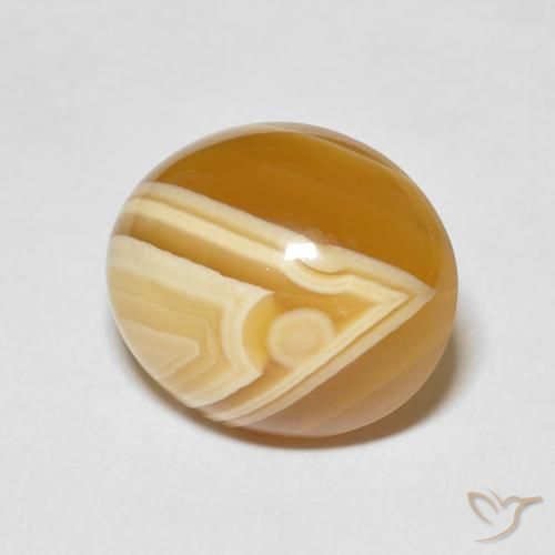 Agata Multicolore naturale da 17.00 ct, Ovale, Opaco