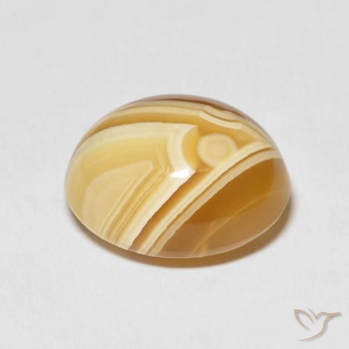 Agata Multicolore naturale da 17.00 ct, Ovale, Opaco