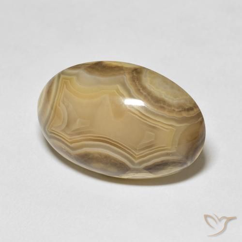 Agata Multicolore naturale da 26.72 ct, Ovale, Opaco